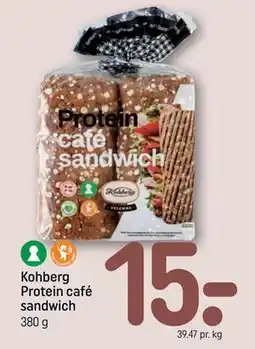 REMA 1000 Kohberg Protein café sandwich tilbud