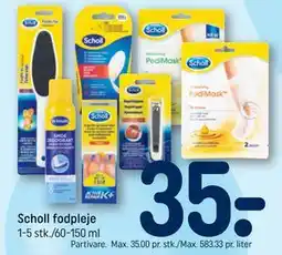 REMA 1000 Scholl fodpleje tilbud