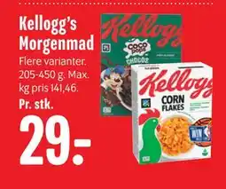 Min Købmand Kellogg’s Morgenmad tilbud