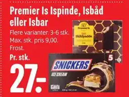 Min Købmand Premier Is Ispinde, Isbåd eller Isbar tilbud