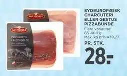 MENY SYDEUROPÆISK CHARCUTERI ELLER GESTUS PIZZABUNDE tilbud