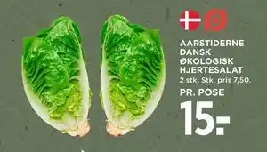 MENY AARSTIDERNE DANSK ØKOLOGISK HJERTESALAT tilbud