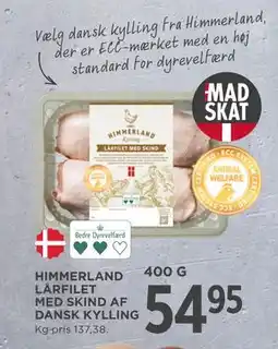 MENY HIMMERLAND LÅRFILET MED SKIND AF DANSK KYLLING tilbud