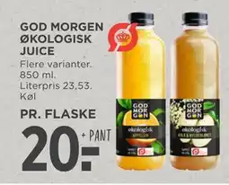 MENY GOD MORGEN ØKOLOGISK JUICE tilbud