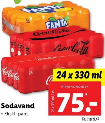 Lidl Sodavand tilbud
