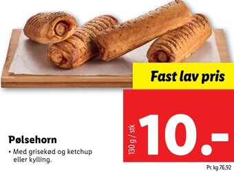 Lidl Pølsehorn 130g tilbud
