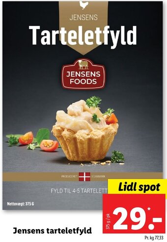 Lidl Jensens Tarteletfyld tilbud