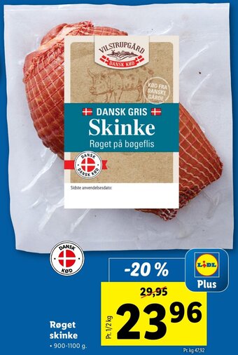 Lidl Røget Skinke tilbud