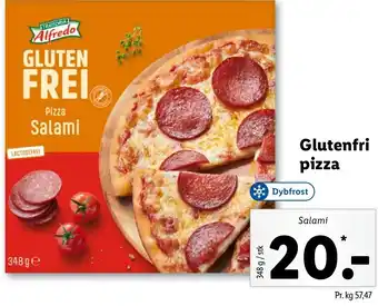 Lidl Glutenfri Pizza 348g tilbud