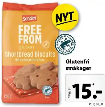 Lidl Glutenfri Småkager 250g tilbud