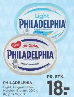 MENY PHILADELPHIA tilbud