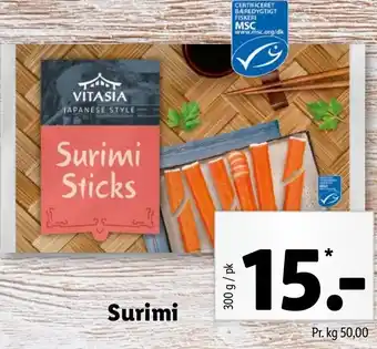 Lidl Surimi 300g tilbud