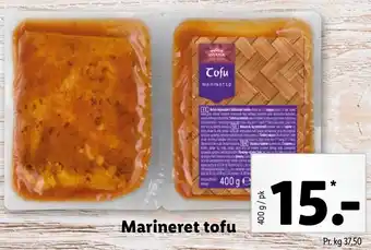 Lidl Marineret Tofu 400g tilbud