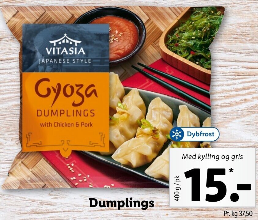 Dumplings 400g tilbud hos Lidl