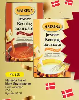 Fakta Tyskland Maizena Lys el. Mørk Sovsejævner tilbud