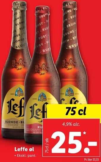 Lidl Leffe Øl tilbud