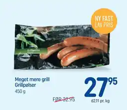 REMA 1000 Meget mere grill Grillpølser tilbud