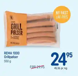 REMA 1000 REMA 1000 Grillpølser tilbud