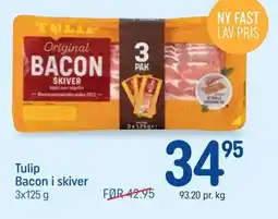REMA 1000 Tulip Bacon i skiver tilbud