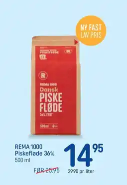 REMA 1000 REMA 1000 Piskefløde 36% tilbud
