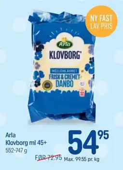 REMA 1000 Arla Klovborg ml 45+ tilbud