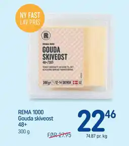 REMA 1000 REMA 1000 Gouda skiveost 48+ tilbud