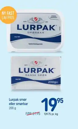 REMA 1000 Lurpak smør eller smørbar tilbud