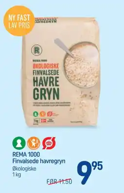 REMA 1000 REMA 1000 Finvalsede havregryn Økologiske tilbud