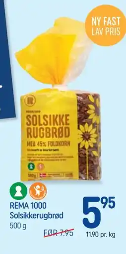 REMA 1000 REMA 1000 Solsikkerugbrød tilbud