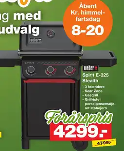 Bauhaus Weber Spirit E-325 Stealth tilbud