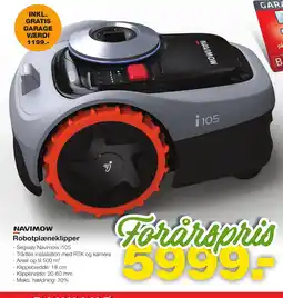 Bauhaus NAVIMOW Robotplæneklipper tilbud