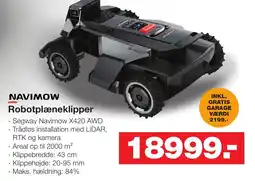 Bauhaus NAVIMOW Robotplæneklipper tilbud