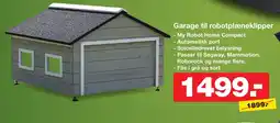 Bauhaus Garage til robotplæneklipper tilbud