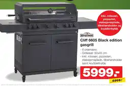 Bauhaus Kingstone Cliff 6605 Black edition gasgrill tilbud