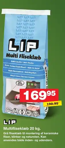 Bauhaus LIP Multifliseklæb tilbud