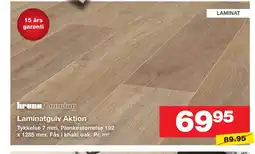 Bauhaus Laminatgulv Aktion tilbud