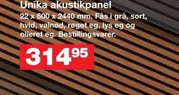 Bauhaus Unika akustikpanel tilbud
