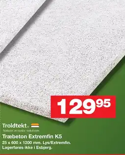 Bauhaus Træbeton Extremfin K5 tilbud