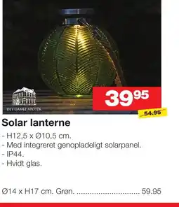 Bauhaus Solar lanterne tilbud
