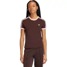 Sport 24 adidas Originals 3-Stripes Slim T-shirt Dame tilbud