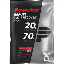 Sport 24 Powerbar Black Line Refuel Wild Cherry 97 g Recovery Pulver tilbud