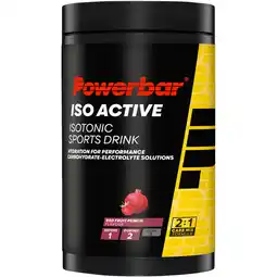 Sport 24 Powerbar IsoActive Red Friut Punch Electrolyte 600 g Energipulver tilbud