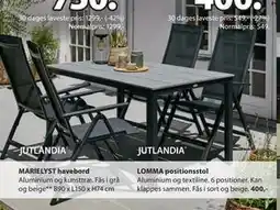 JYSK LOMMA positionsstol tilbud