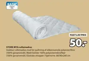 JYSK STORE MYA rullemadras tilbud