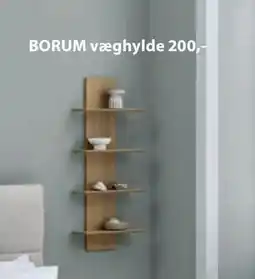 JYSK BORUM væghylde tilbud