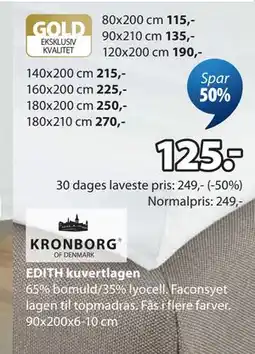 JYSK EDITH kuvertlagen tilbud