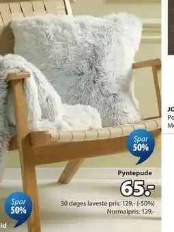 JYSK Pyntepude tilbud