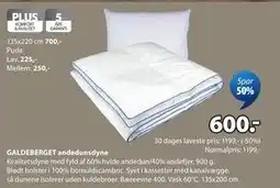 JYSK GALDEBERGET andedunsdyne tilbud