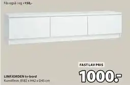JYSK LIMFJORDEN tv-bord tilbud