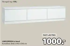 JYSK LIMFJORDEN tv-bord tilbud